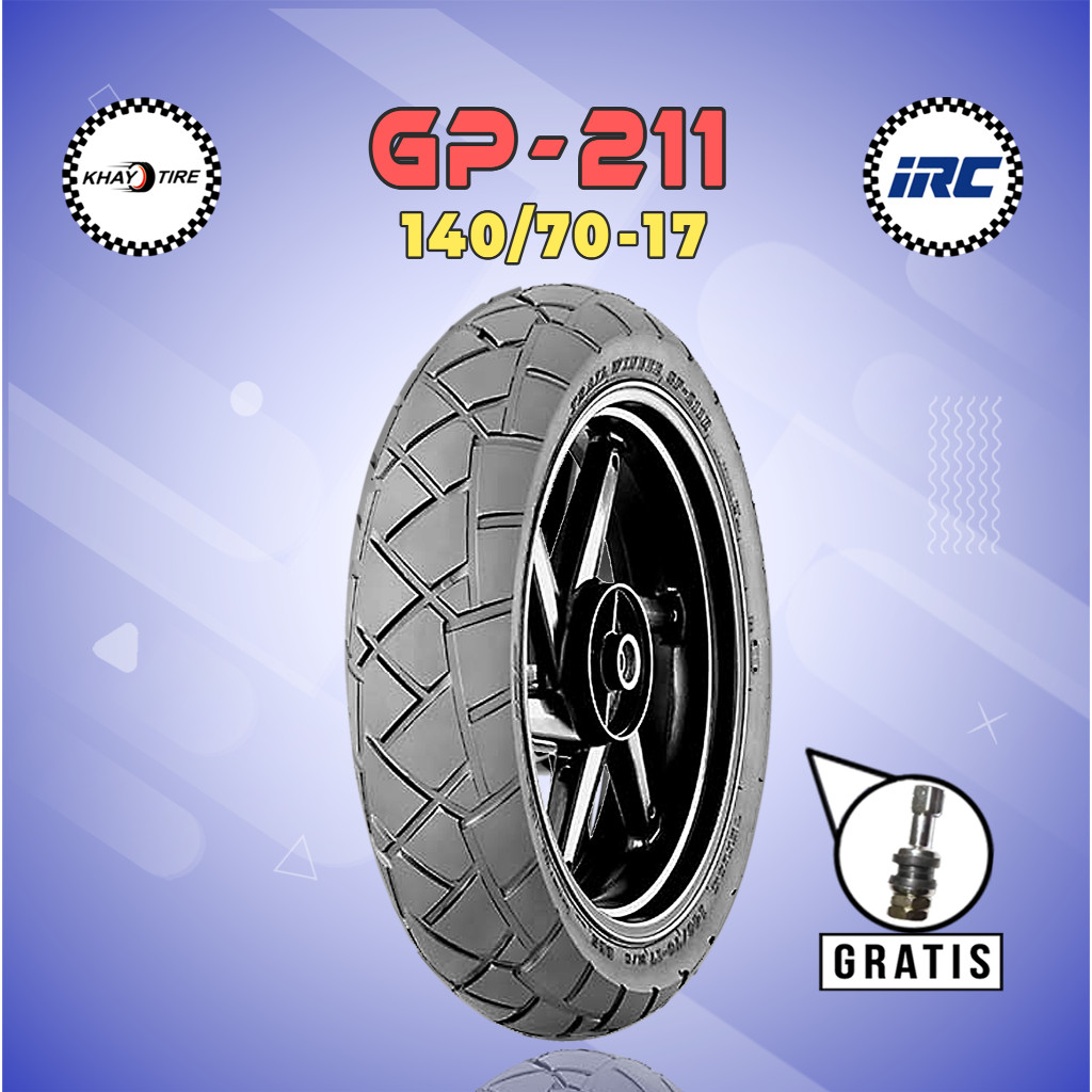 Ban Motor Touring IRC GP-211R 140/70 Ring 17 Tubeless