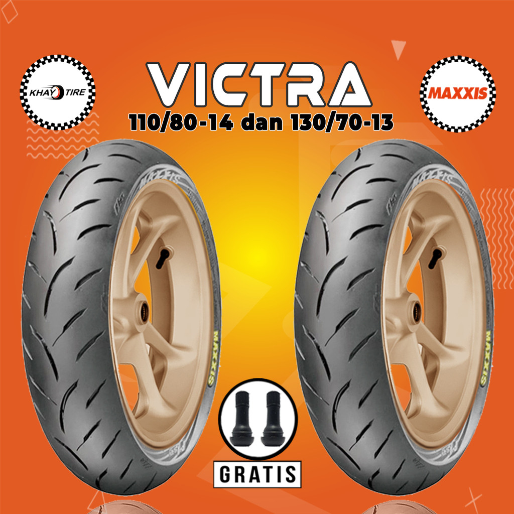 Paket Ban Motor HONDA ADV - PCX160 MAXXIS VICTRA 110/80-14 + 130/70-13 Tubeless