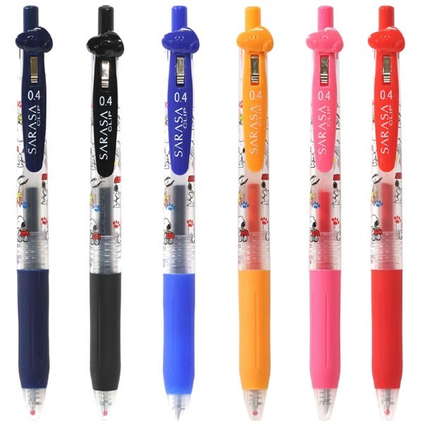 

[New Arrival]Promo Zebra Sarasa Snoopy Clip Head Snoopy Limited Edition - Blue Black