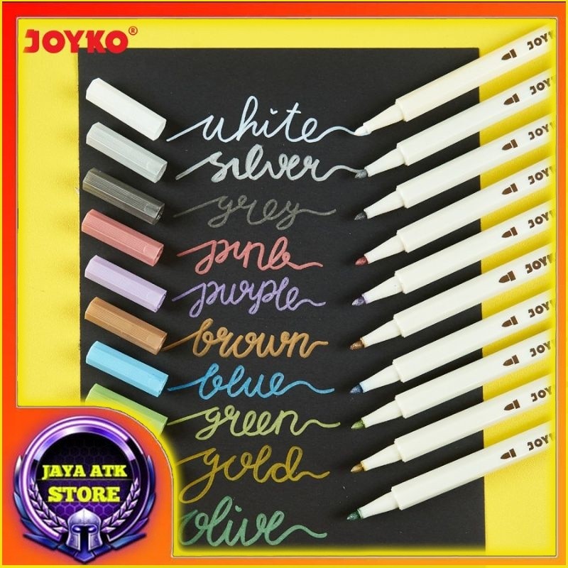 

Color Pen Metallic CLP 22-10 Pena Warna Metalik Isi 10 Warna