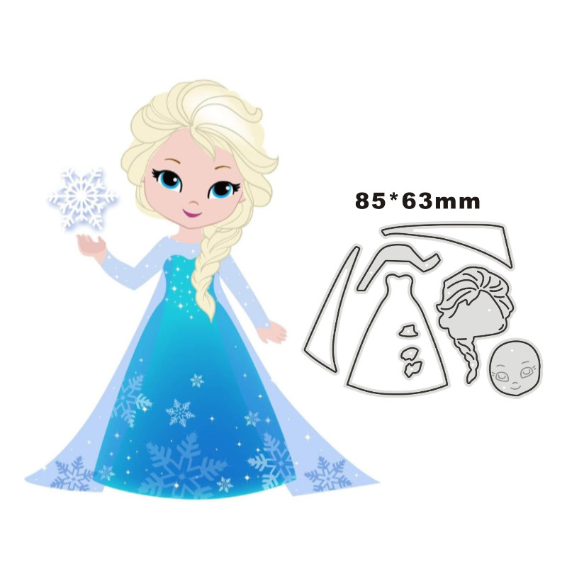 

Disney Metal Cutting Dies Stencils Princess for DIY Scrapbooking Album Stamp Paper Card Embossing 2022 New Die Cut