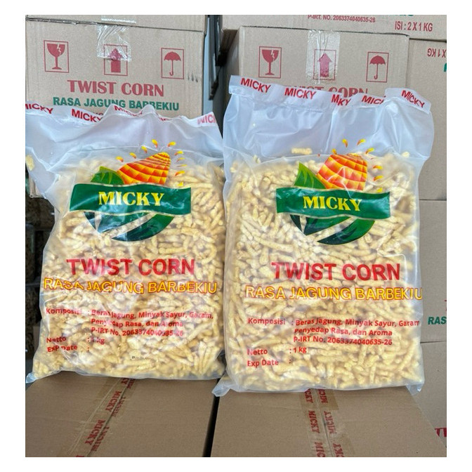 

1kg twist corn jagung bakar original tes