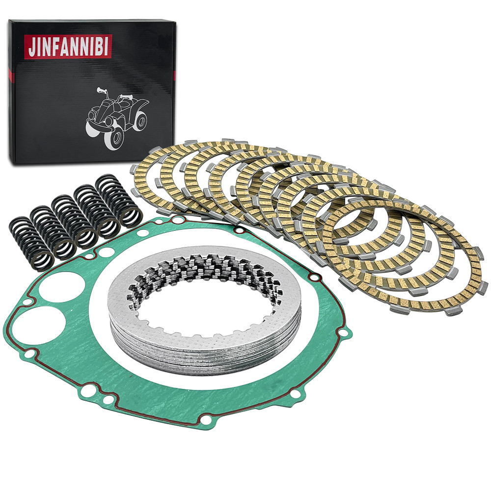 Complete Clutch Kit Heavy Duty Springs and Cover Gasket Compatible for Suzuki GSXR600 GSX-R 600 2001