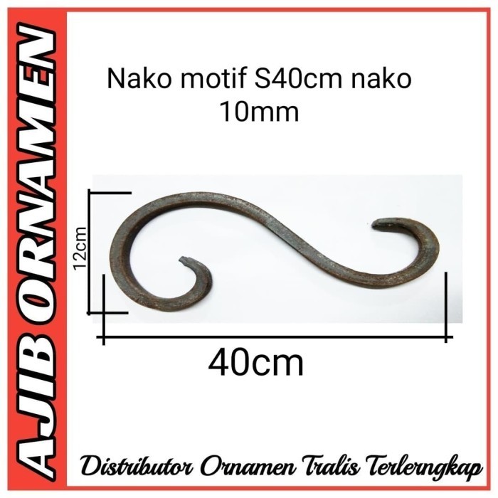 nako besi tempa motif S40  Homeware Equipt