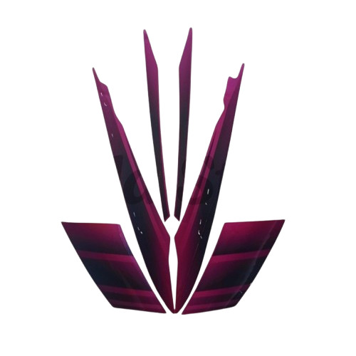 Stiker Striping Mio Soul GT 2011 Ungu List Stiker Standart Mio Soul GT 2011 Mio Soul GT 2011