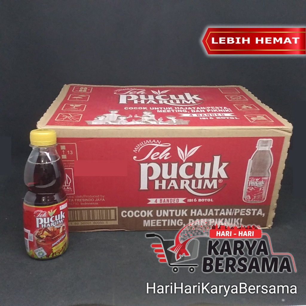 

MINUMAN RINGAN TEH PUCUK HARUM BOTOL PER-KARTON ISI 24'S X 250ML