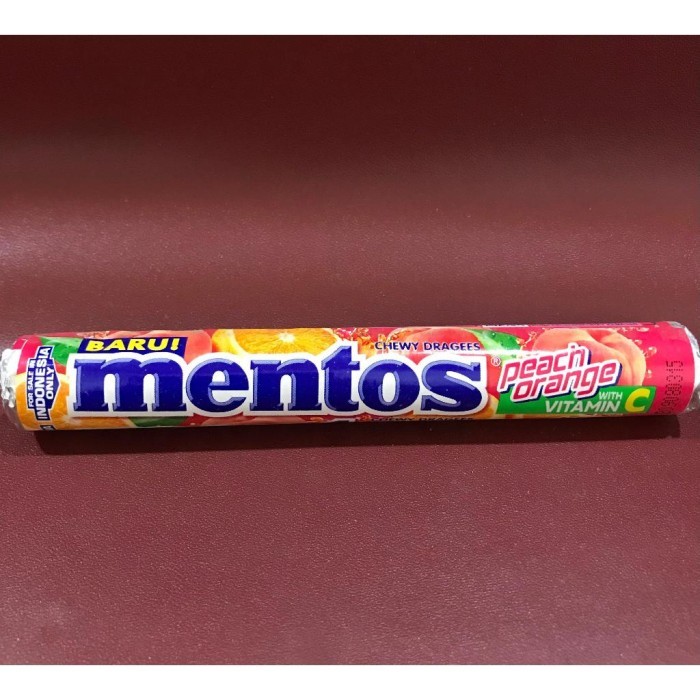 

MENTOS PEACH ORANGE 37G PER BUNGKUS