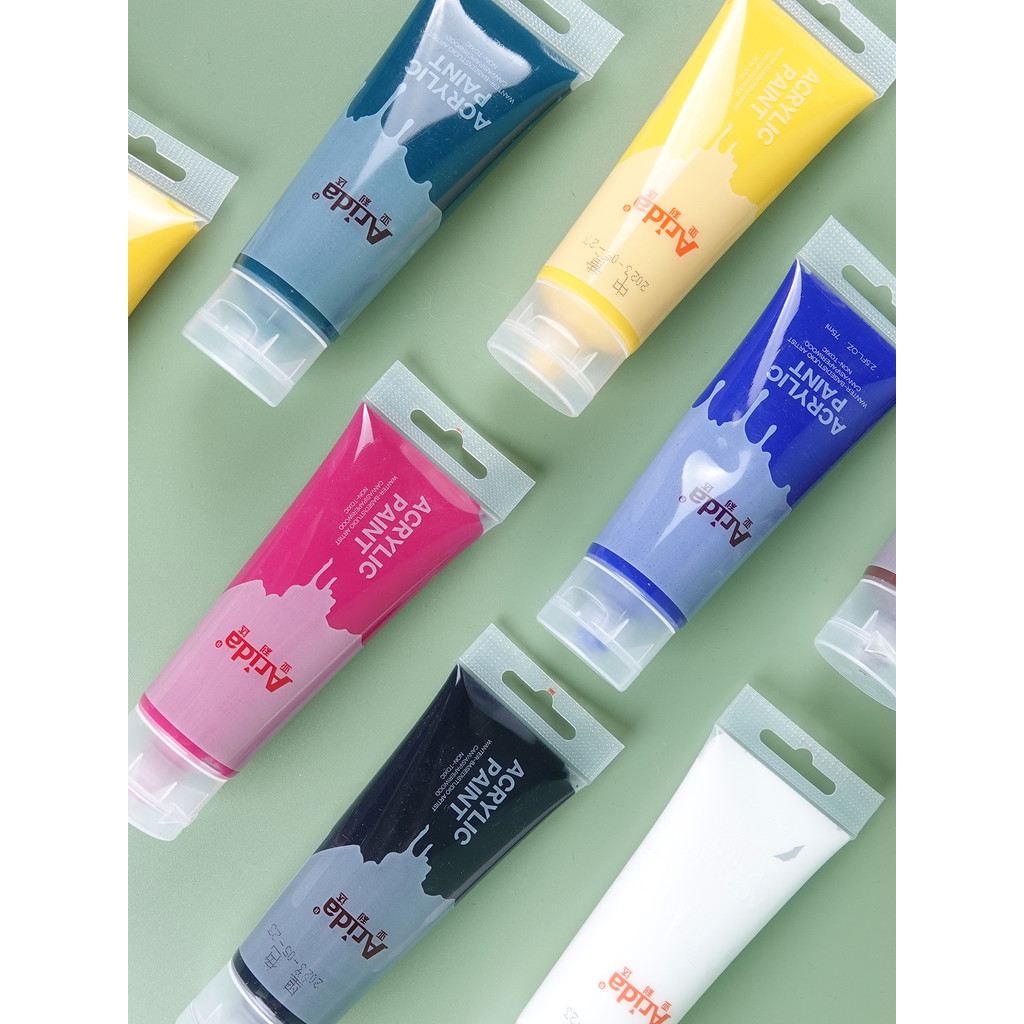 

75ml acrylic pigment single color waterproof hand-painted wall painting art studio painting supplies