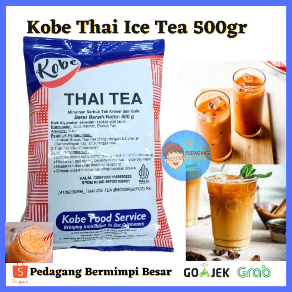 

DISCOUNT KOBE THAI ICE TEA 500GR/ ICE THAI TEA/ MINUMAN BUBUK [100% ORIGINAL]