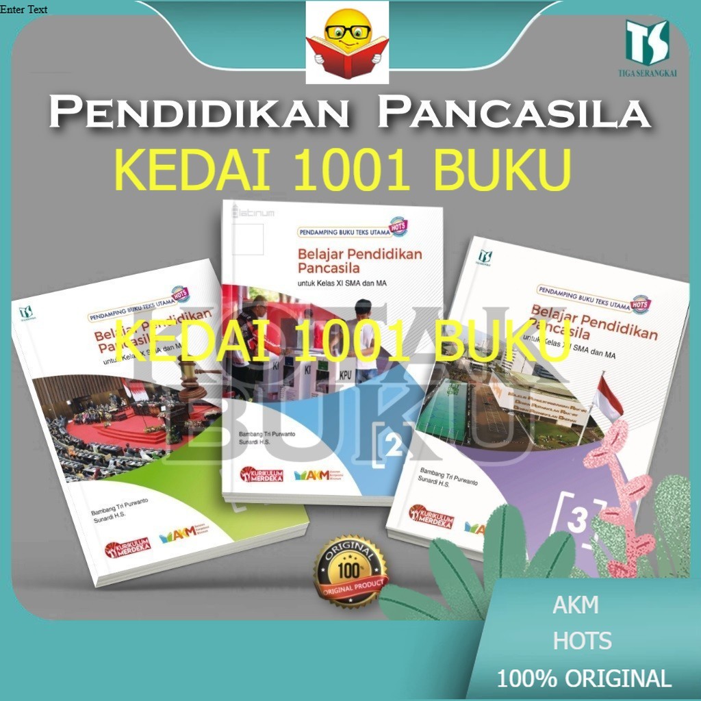 Buku PKN SMA / PKN Kelas 10 11 12 SMA / Belajar Pendidikan Pancasila SMA / Kurikulum Merdeka / Plati