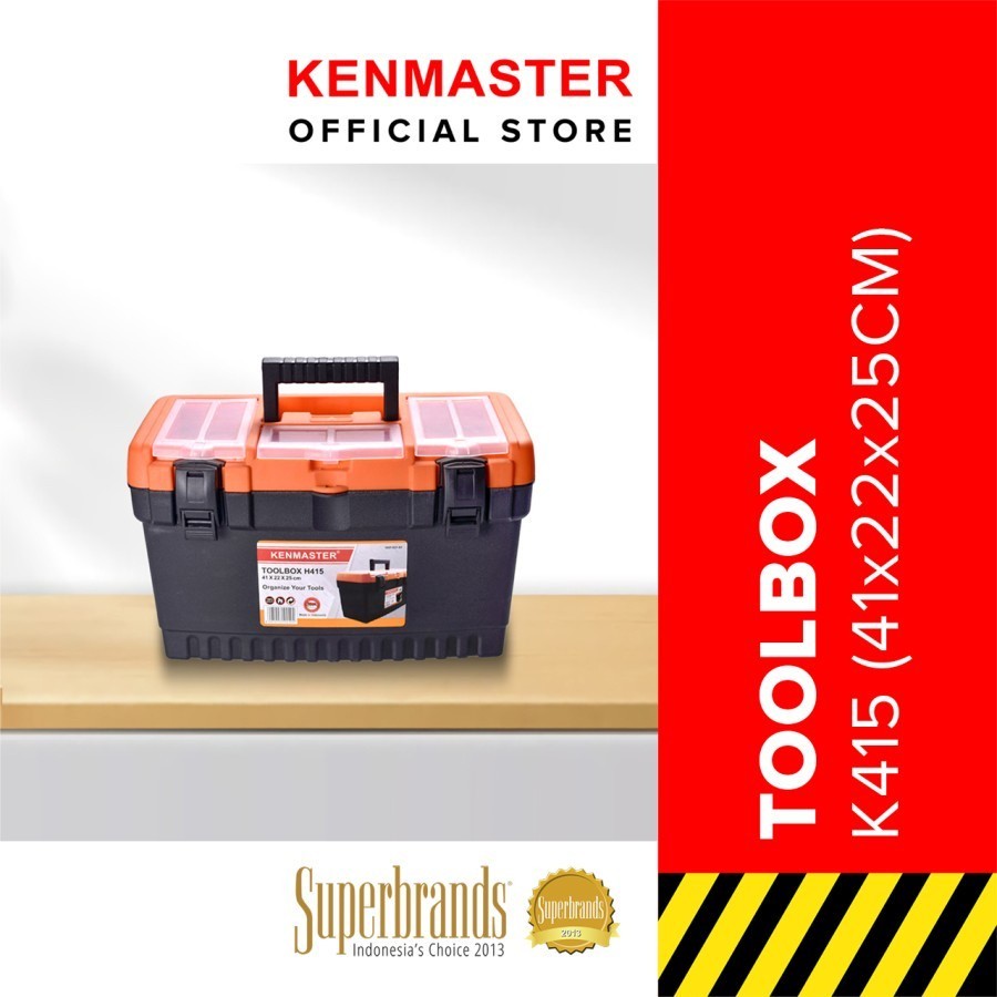 Tool Box Kenmaster H415 Jumbo Tool Kit Box Tempat Kunci Kotak Perkakas Besar