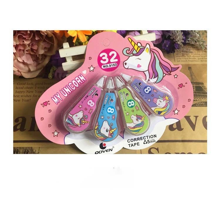 

Tipe X Pita Penghapus Pulpen Roll Correction Tape Tipex Set 4pcs 966