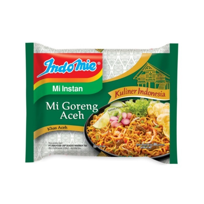 

NEW ITEM NOODLE INDOMIE MI INSTAN MI GORENG ACEH 90G