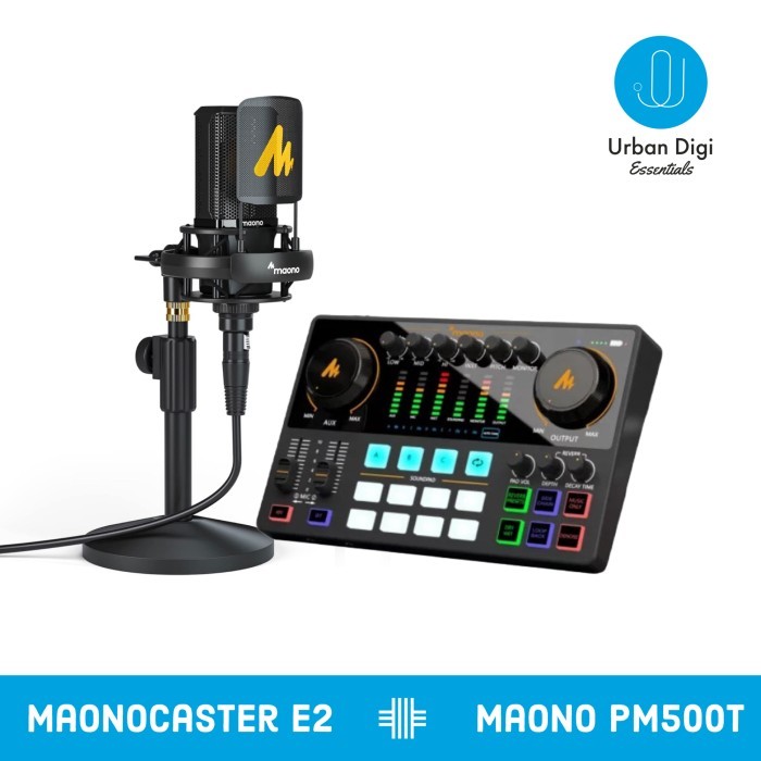 SALE - Maono Maonocaster E2 + Maono PM500 - Paket Recording, Cover/Live Music - E2 + PM500