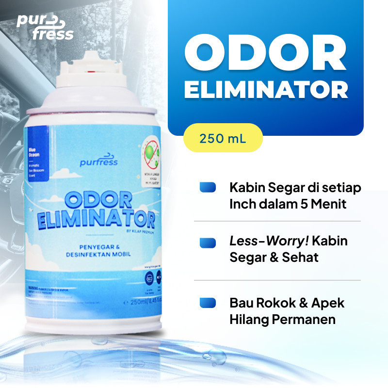 [KHUSUS LUAR PULAU JAWA] Purfress Odor Eliminator Mobil, Parfum Mobil Mewah Tahan Lama, Penghilang B