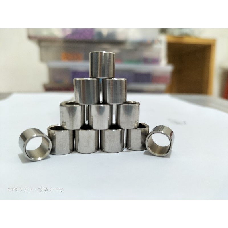 MURAH MERIAH RING BURUNG MERPATI PUTER PELUNG BAHAN BAJA