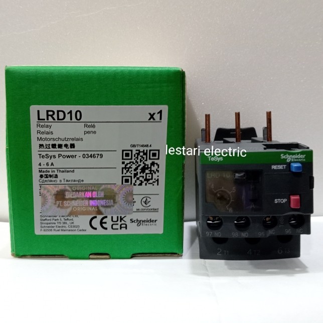THERMAL OVERLOAD LRD10 LRD 10 SCHNEIDER