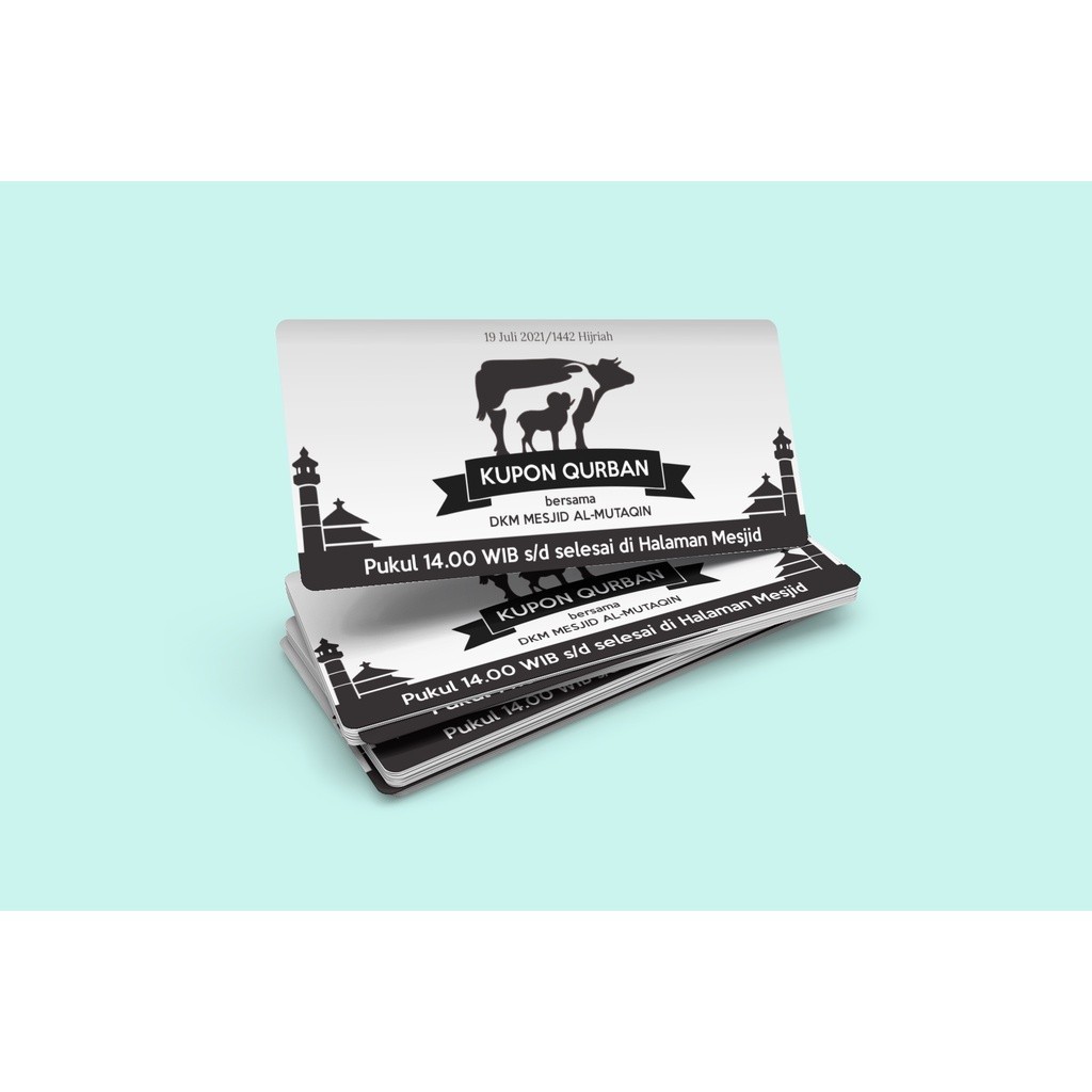 Kupon Qurban/Idul Adha/Kupon Pengambilan Daging Qurban
