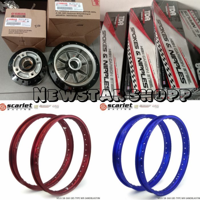 velg set rx king ring 18 160 185 original