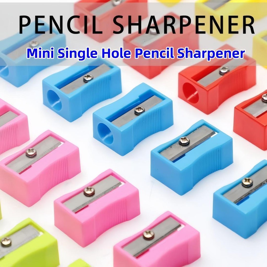 

5/10pcs Coloured Plastic Pencil Sharpeners Mini Handheld Pencil Sharpener Bulk Pencil Sharpeners Pocket Sized Plastic