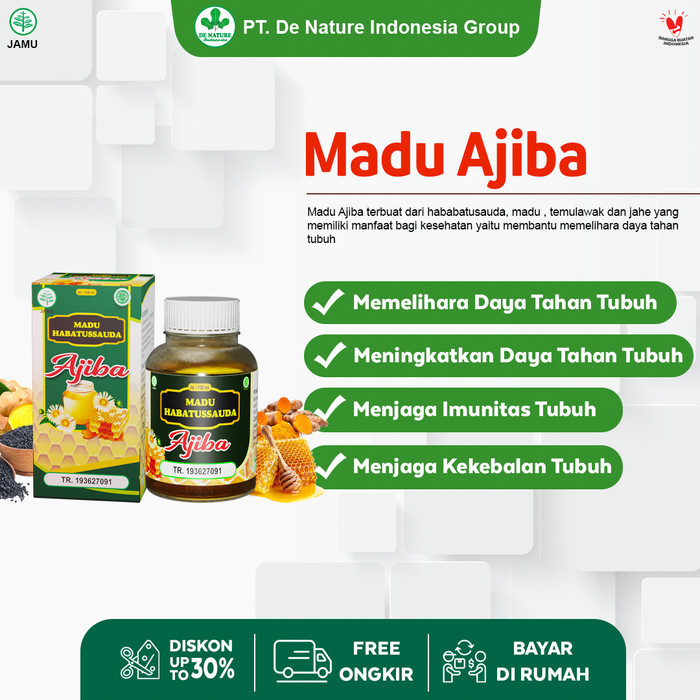 

Ajiba Madu Habatussauda Asam Lambung De Nature Garansi Asli 100%
