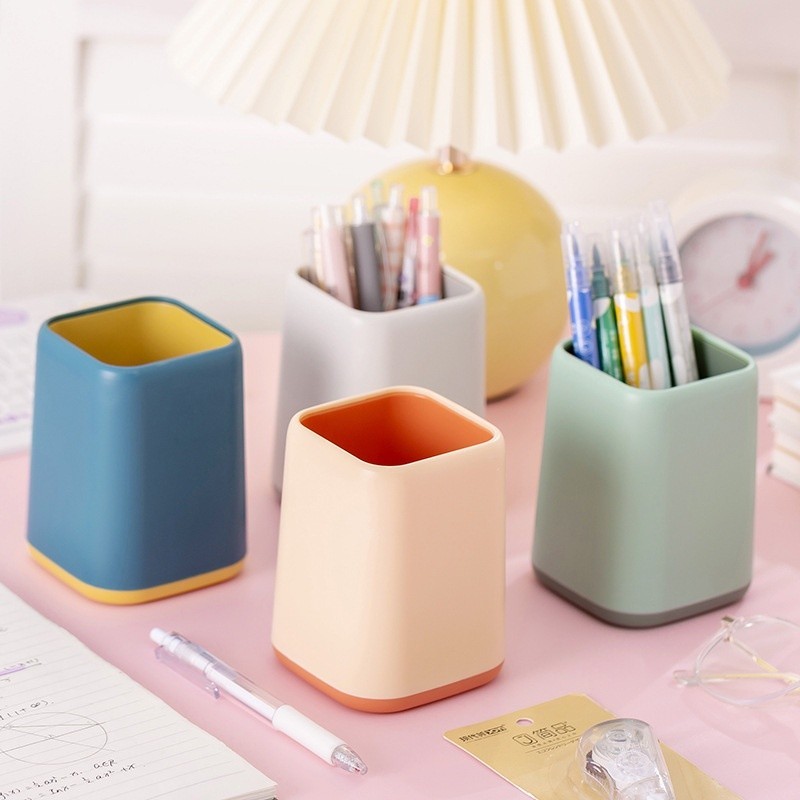 

Tempat Pensil Dan Pulpen Polos Simple Serbaguna Minimalis Pen Holder 929