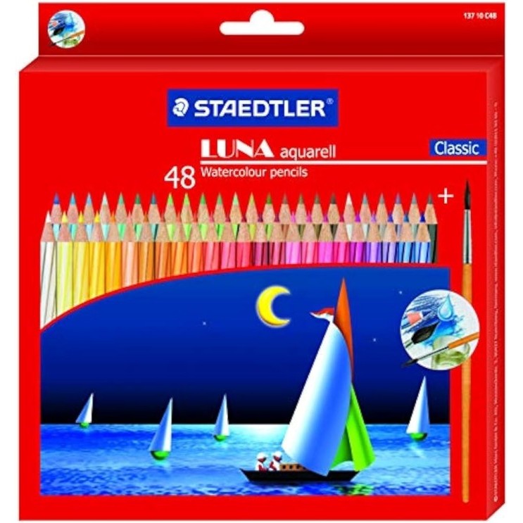 

BEST PRODUCT!!! Pensil Warna Staedtler Luna Watercolour 48 Color