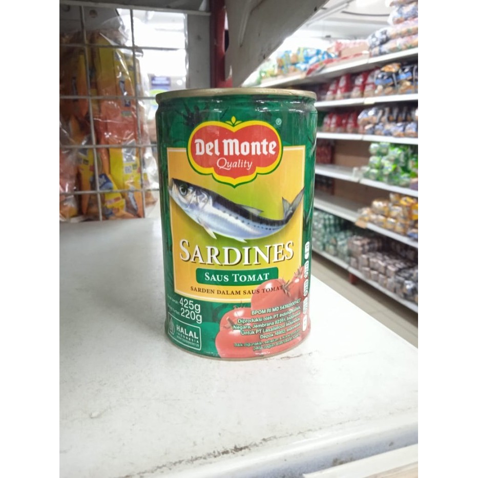 

Delmonte Sardines Suas Tomat 155gram