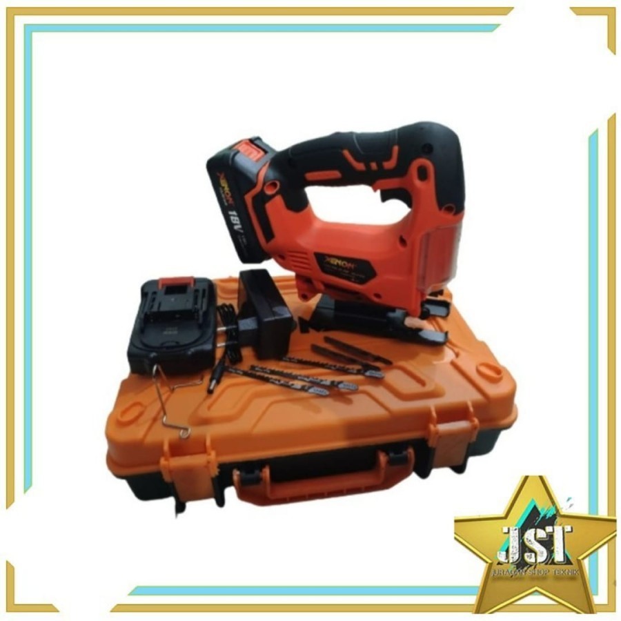 XENON CDJS1845 Mesin Jigsaw Cordless Gergaji Triplek Jig Saw Baterai