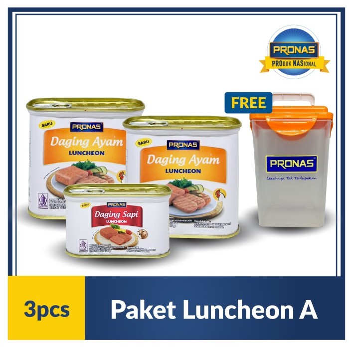 

PRONAS Paket Luncheon A Free Canister