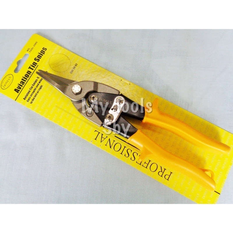 Gunting Seng Holo / Hollow Baja Ringan / Aviation Snip 10” Domax