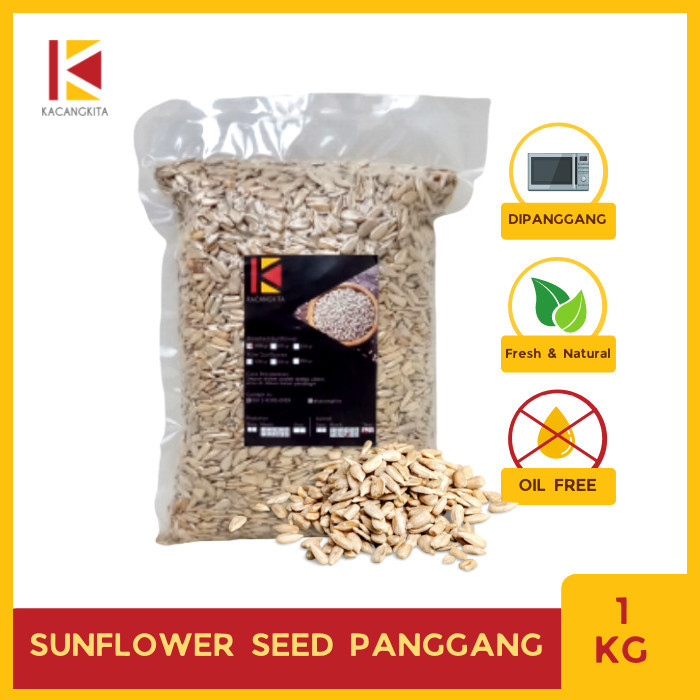 

Roasted Sunflower Seed / Kuaci Kupas Panggang 1kg