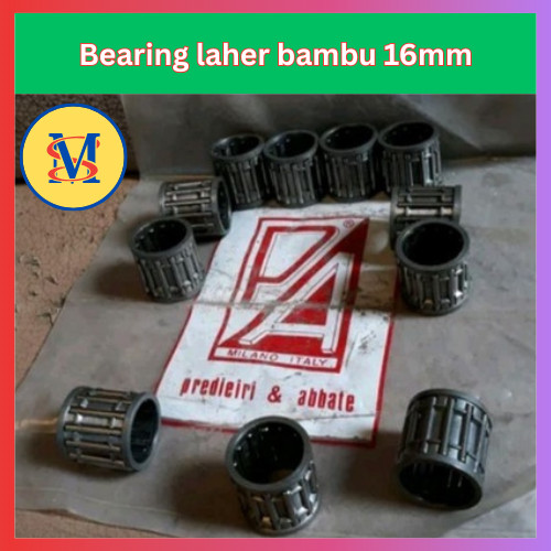 rollis 16mm bearing laher bambu pen piston stang seher vespa spartan rx king yamaha