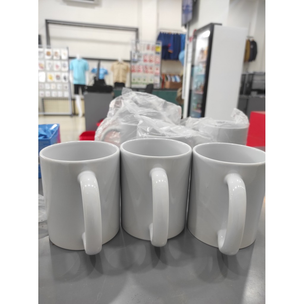 Mug / Gelas Keramik Polos Coating Sublim