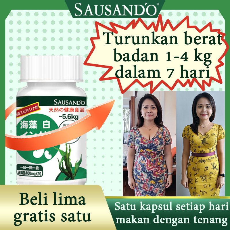 Sausando Pil Pembakar Lemak - Turunkan 1-4 Kg dalam 7 Hari, Beli 5 Gratis 1