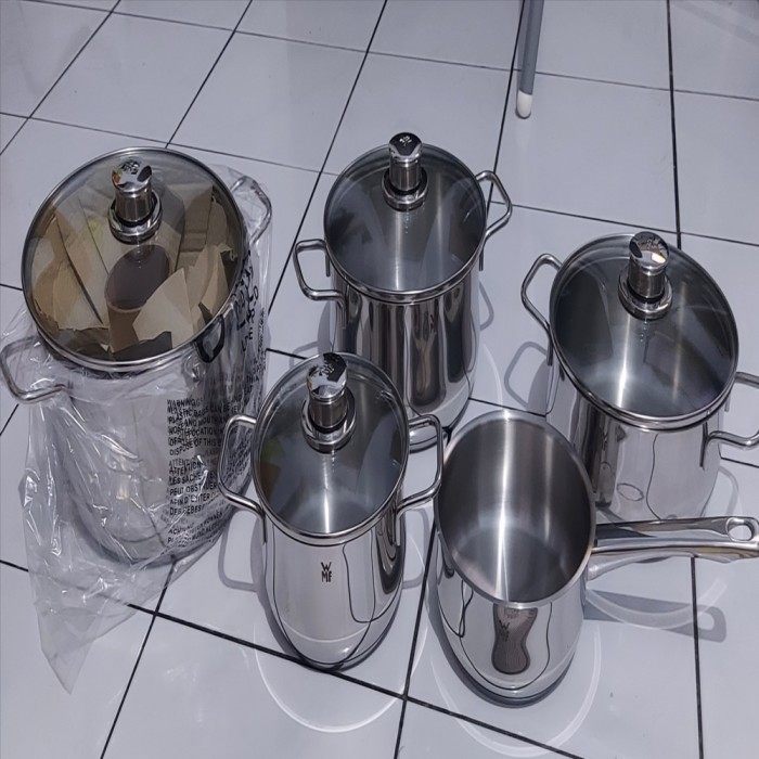 WMF - Set 5 Pcs Panci Casserole & Saucepan Stainless