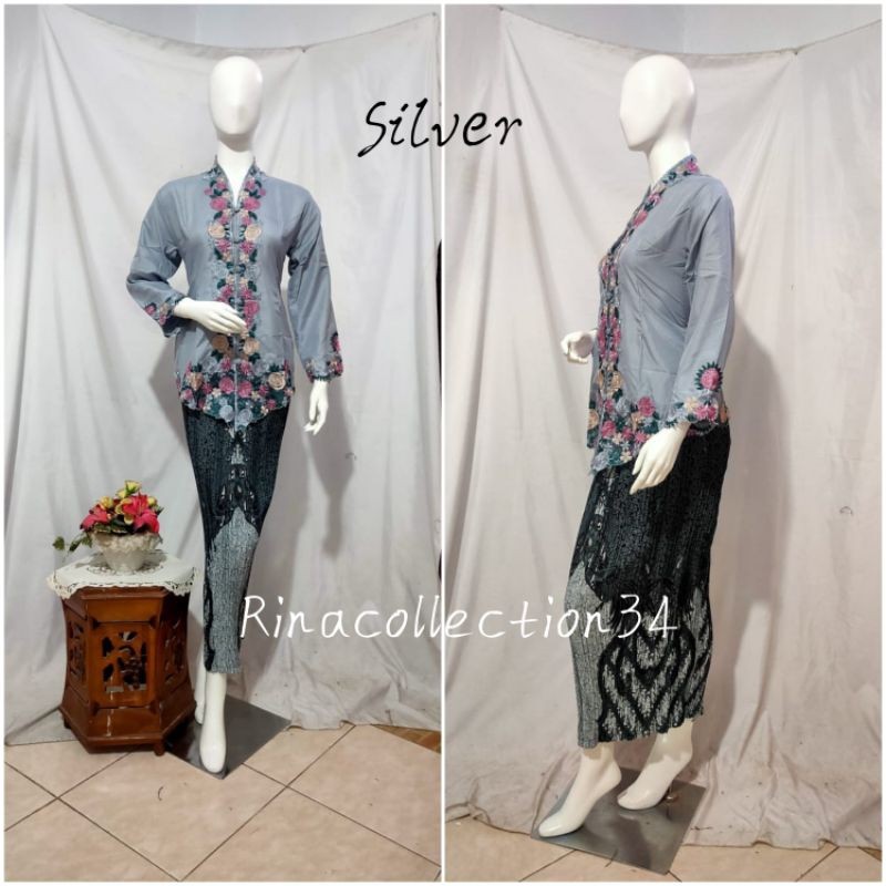 kebaya encim. kebaya encim panca warna. kebaya encim bordir. kebaya Betawi. kebaya seragam