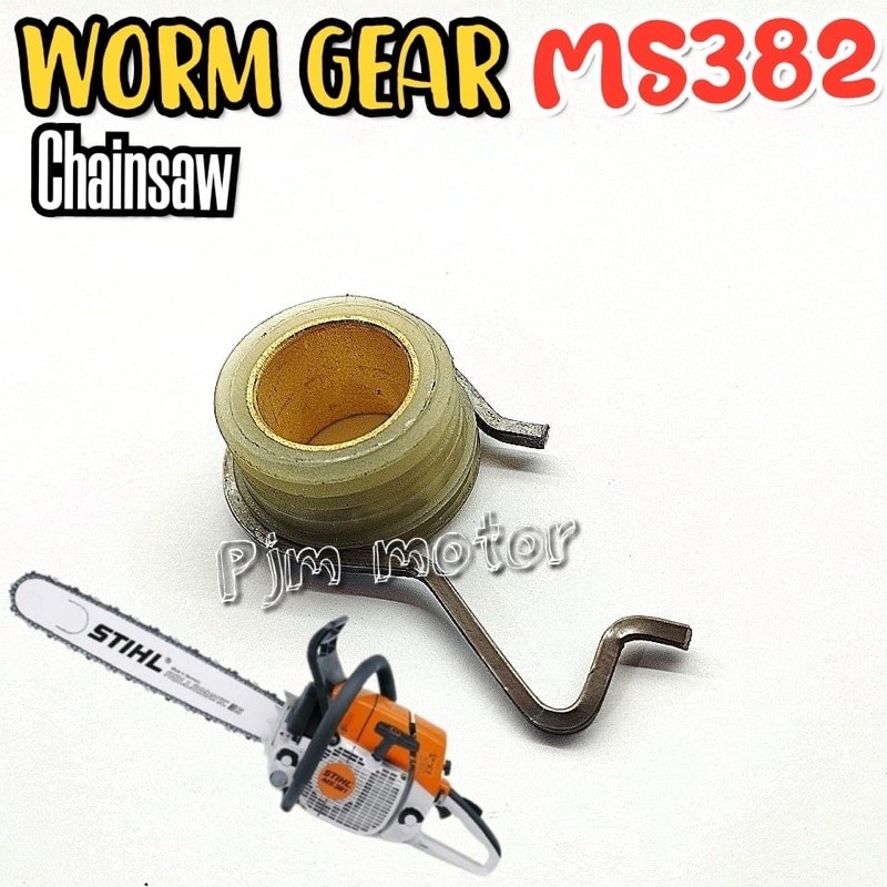 

Ms382 Worm gear gigi pompa oli mesin chainsaw senso sinso sthil stihl MS 382 amplas