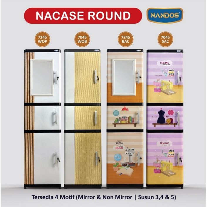 LEMARI PLASTIK NAIBA MINI / NEW NACASE BOSTON 7205 - BBL BBR BWH