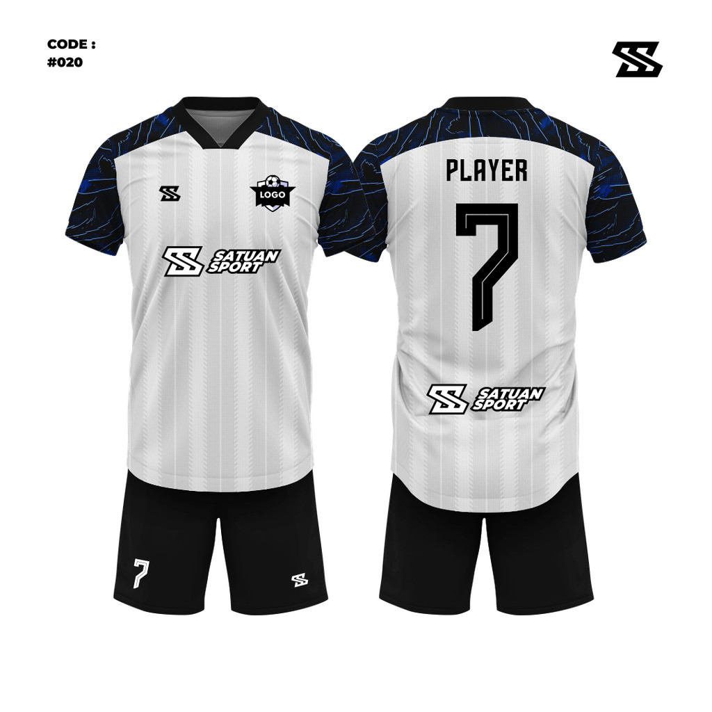 Jersey Futsal Full Printing Bebas Custom Design (BISA SATUAN)