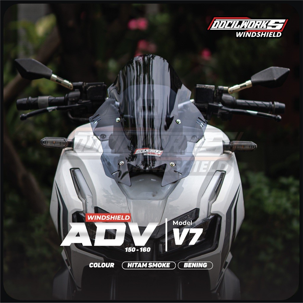 BRIGIXSHOP  Visor Windshield TDR V7 ADV 150 ADV 160