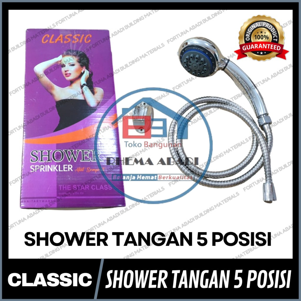 RHEMA Hand Shower Classic 5 Posisi