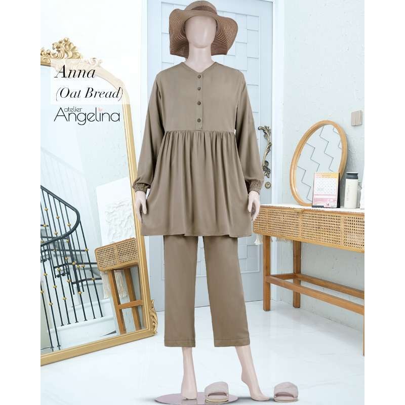 Atelier Angelina Embroiderry Anna - Oat Bread