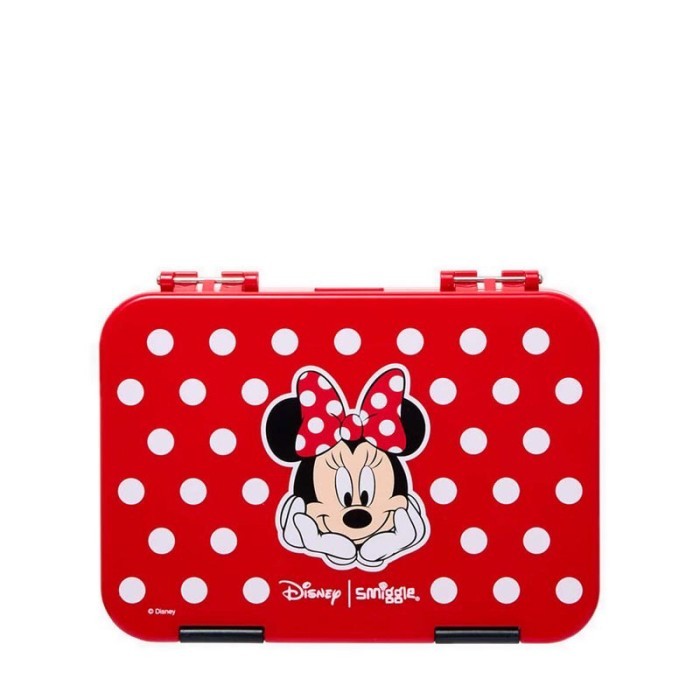 Minnie Mouse Medium Happy Bento Lunchbox Black/Red