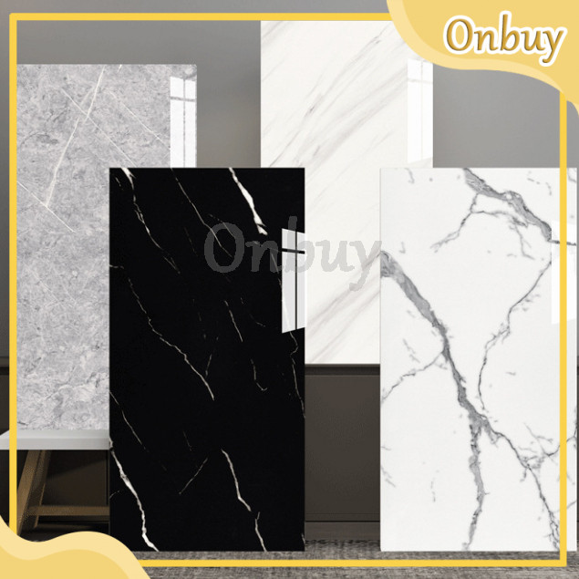 10 Pcs Wallpaper Dinding 30 × 60 cm Wallpaper Vinyl Marbel Granit