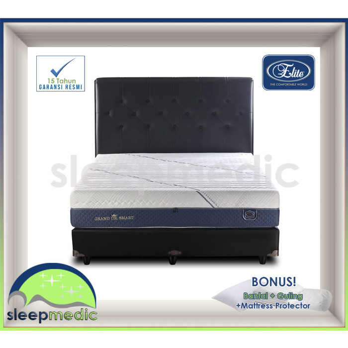 ELITE SpringBed GRAND DR SMART ( KASUR / SET ) 160 180 200 100 120 90 - Hanya KASUR, 90x200