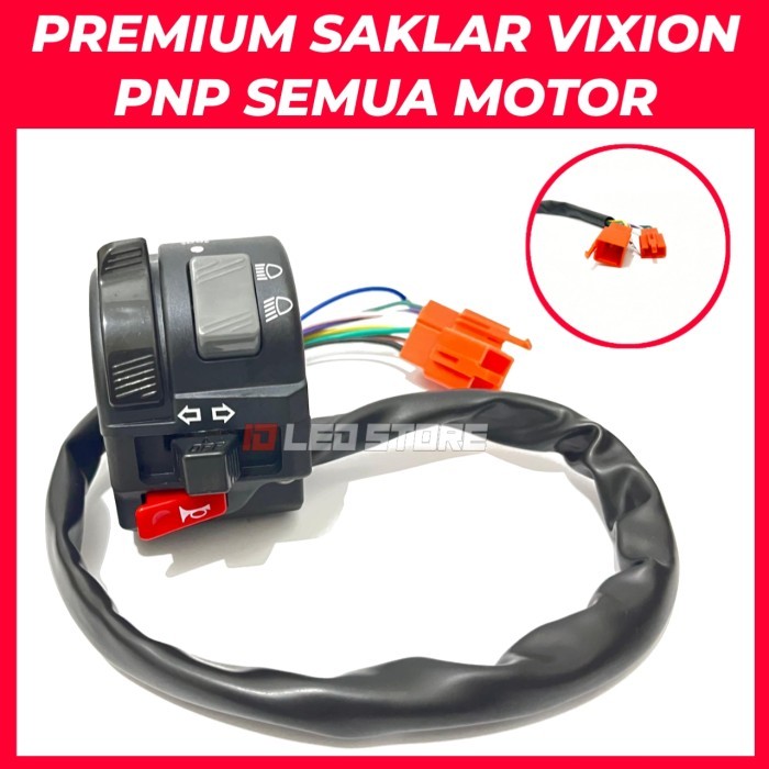 SAKLAR KIRI VIXION LAMA YAMAHA PNP SEMUA MOTOR / SAKLAR PROJIE BILED PIW PIW / HOLDER SAKLAR KIRI VI
