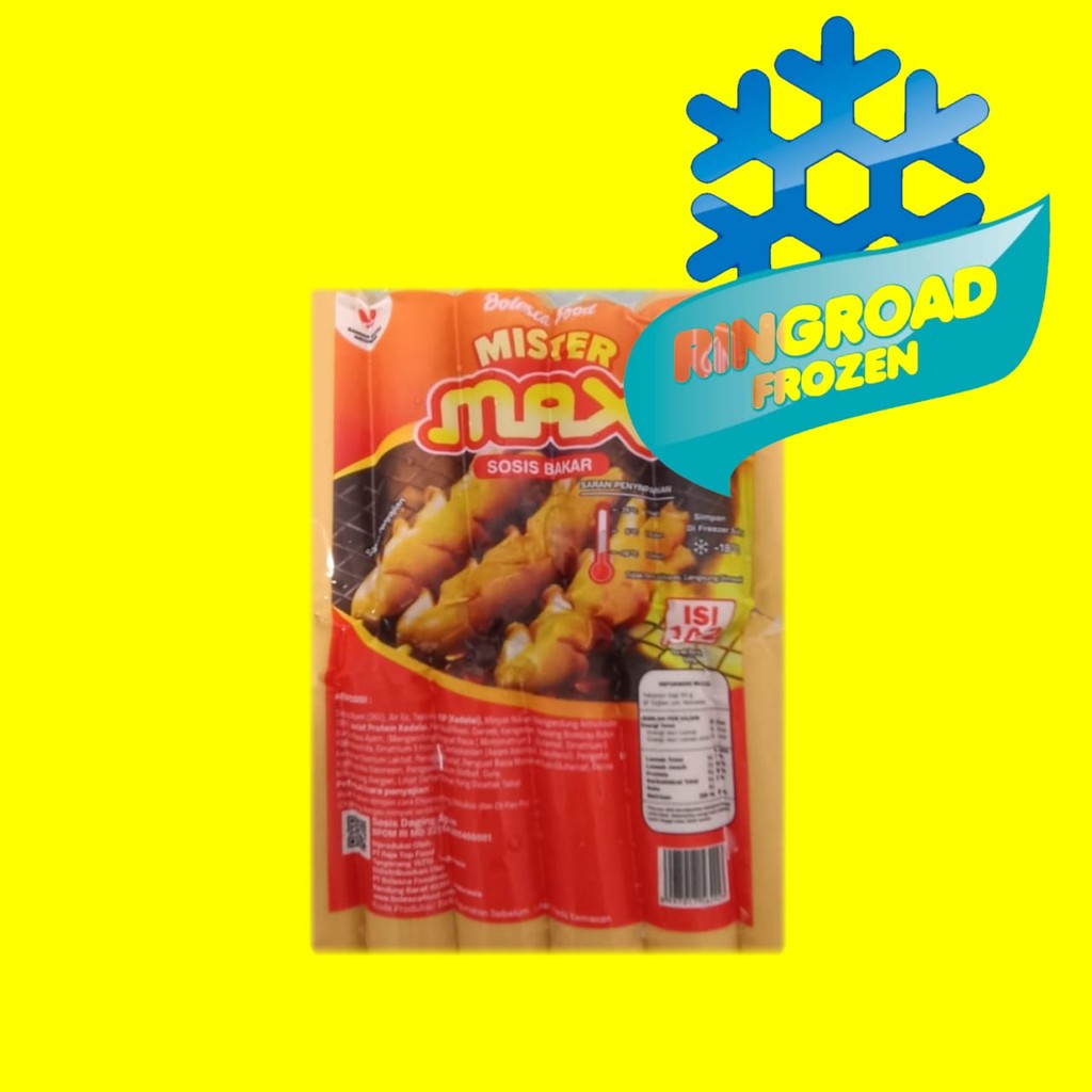 

MISTER MAX 12 PCS SOSIS BAKAR AYAM