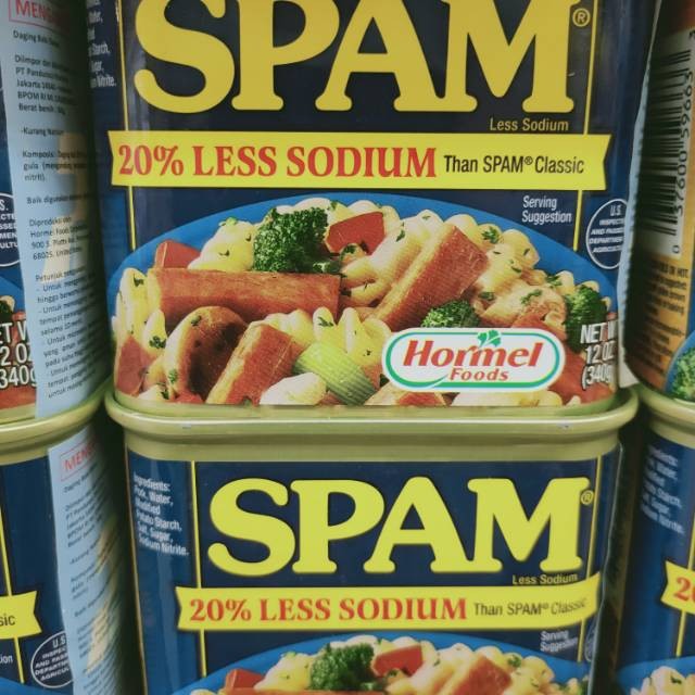 

SPAM Meat 340gram - 20% LESS SODIUM