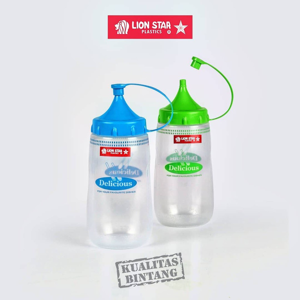 Lion star Botol kecap dan sambal TS-47 plastik 475 ML